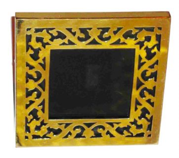 Golden table picture frame